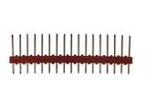 .100 inch 17 position male header