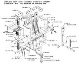 Complete Assemblies-Drop target assembly - Stern SEI 4 bank