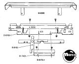 Cabinet Hardware / Fasteners-lever guide assy