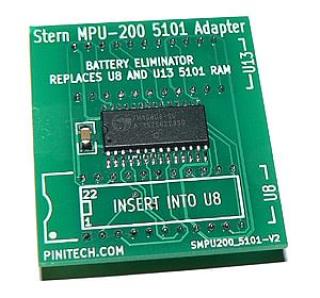 NVRAM Module 5101 Stern SEI MPU-200