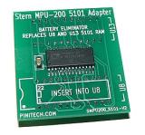 Integrated Circuits-NVRAM Module 5101 Stern SEI MPU-200