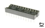 Connectors-IC socket - 24 pins slim .300 inch rows