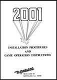 -2001 (Gottlieb) Manual & Schematic