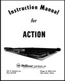 Manuals - A-ACTION BASEBALL (Williams) Manual & schematic