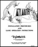 ATLANTIS (Gottlieb) Manual & Schematic