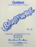 Manuals - B-BARB WIRE (Gottlieb) Manual FRENCH