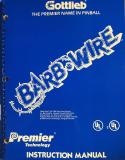 Manuals - B-BARB WIRE (Gottlieb) Manual GERMAN