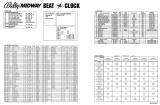 BEAT THE CLOCK (Bally) Backbox Tech Chart
