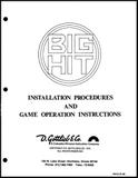 Manuals - B-BIG HIT (Gottlieb) Manual & Schematic