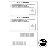 BIG VALLEY (Bally) Score Cards