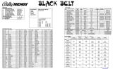 BLACK BELT (Bally) Backbox tech chart