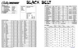 BLACK BELT (Bally) Backbox tech chart