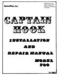 -CAPTAIN HOOK (Game Plan) Manual