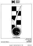 CHECKPOINT (Data East) Manual - Reprint