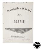 Manuals - D-DAFFIE (Williams) Manual & Schematic