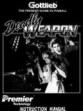 DEADLY WEAPON (Gottlieb) Manual FRENCH