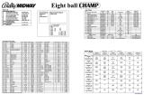 EIGHT BALL CHAMP (Bally) Backbox tech chart