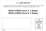 ROCK MAKERS (Bally) Score cards (2)