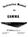 -GAMMA Shuffle (United) Manual/Schem.