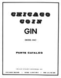 -GIN (Chicago Coin) Manual & Schematic