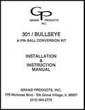 Manuals - 0-9-301 BULLSEYE (Grand Products) Manual