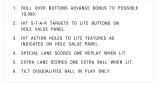 Score / Instruction Cards-HOLLYWOOD (Chicago Coin) Score cards