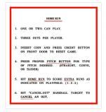-HOME RUN (Chicago Coin) Score cards (2)