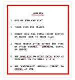 -HOME RUN (Chicago Coin) Score cards (2)