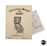 HONEY (Williams) Manual & Schematic
