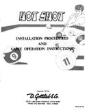 Manuals - H-HOT SHOT (Gottlieb 1973) Manual & Schematic