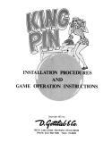 -KING PIN (Gottlieb 1973) Manual/Schem.