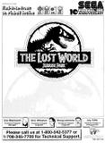 Manuals - L-LOST WORLD J.P. (Sega) Manual