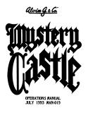 MYSTERY CASTLE (Alvin G) Manual