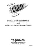 Manuals - O-ORBIT (Gottlieb) Manual & Schematic