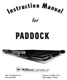 Manuals - P-PADDOCK (Williams) Manual 