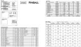 Score / Instruction Cards-PINBALL (Stern) Backbox tech chart