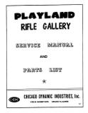 -PLAYLAND RIFLE GALLERY (CCM) Manual