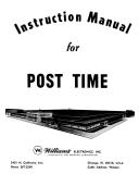 -POST TIME (Williams) Manual 