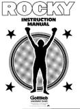 ROCKY (Gottlieb) Manual