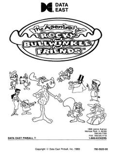 ROCKY & BULLWINKLE (DE) Manual - Reprint