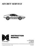 Manuals - Sa-Sp-SECRET SERVICE (Data East) Manual