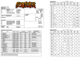 Score / Instruction Cards-SORCERER (Williams) Backbox tech chart