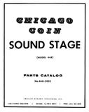 SOUND STAGE (Chicago Coin) Manual + 