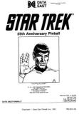STAR TREK 25th (DE) Manual Reprint