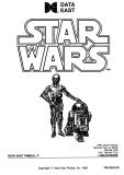 STAR WARS (Data East) Manual & Schem. - Reprint