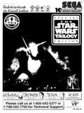 -STAR WARS TRILOGY (Sega) Manual - Reprint