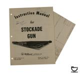 -STOCKADE GUN (Williams) Manual & Schem