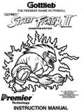 STREET FIGHTER II (Gottlieb) Manual & Schematic