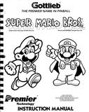 SUPER MARIO BROS (Gottlieb) Manual - Reprint