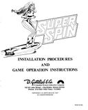 SUPER SPIN (Gottlieb) Manual & Schematic